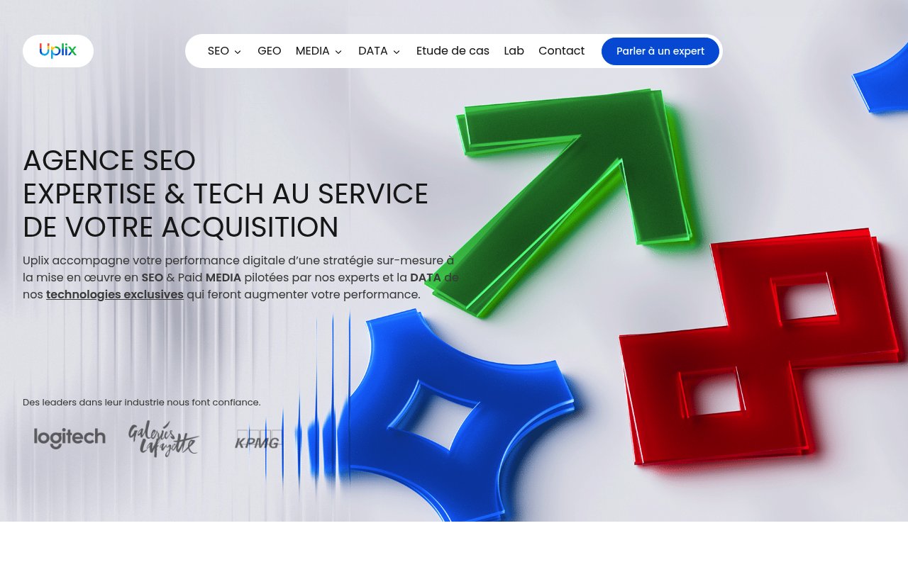 Apercu du site Uplix